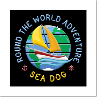 Sea Dog - Round The Globe Sailing Adventure Posters and Art